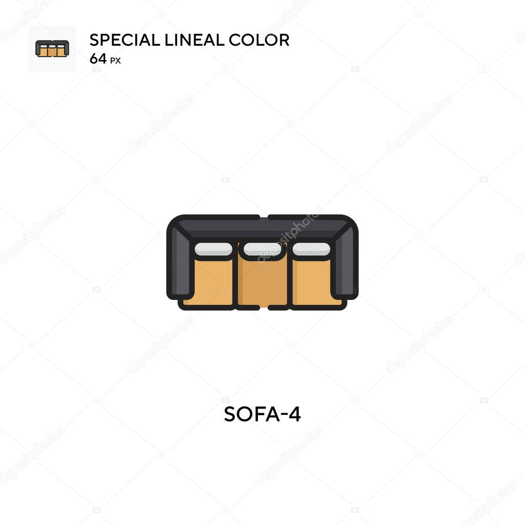 Mount-fuji Special lineal color icon. Illustration symbol design template for web mobile UI element. Perfect color modern pictogram on editable stroke.