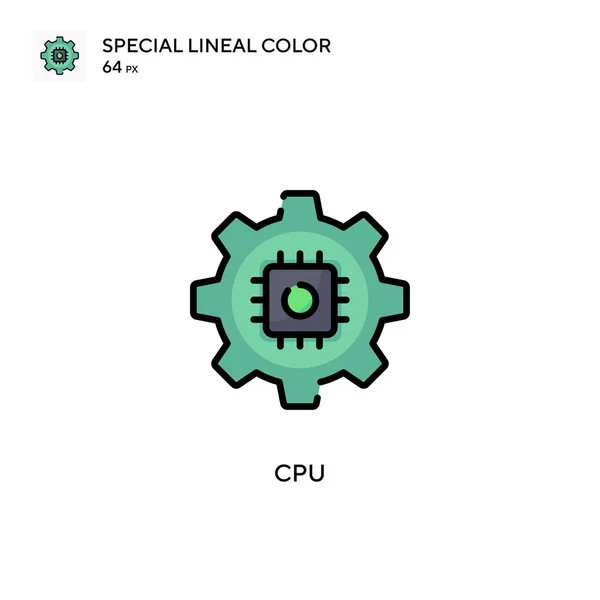 梯形特殊线形彩色图标 Web移动Ui元素的说明性符号设计模板 关于可编辑笔画的完美色彩现代象形文字 — 图库矢量图片