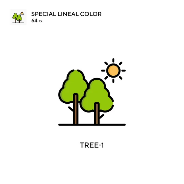 Lápices Colores Icono Especial Color Lineal Plantilla Diseño Símbolo Ilustración — Vector de stock