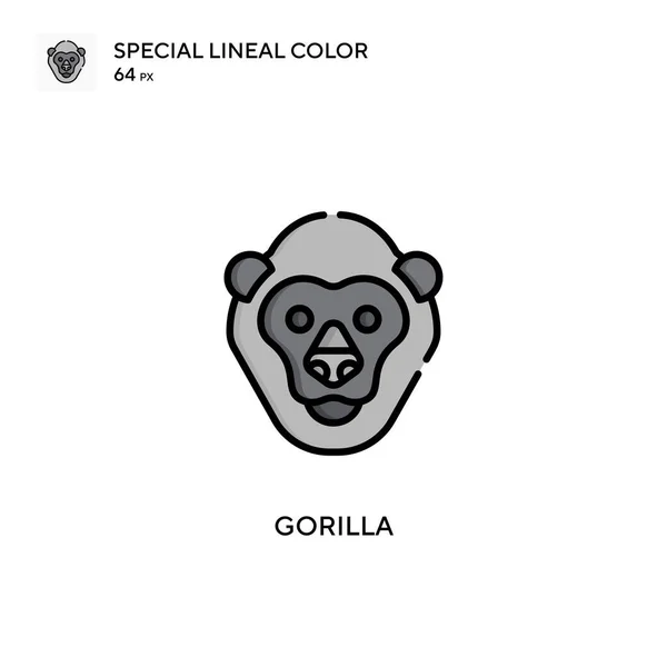 Leprechaun Specjalna Ikona Koloru Liniowego Wzór Symbolu Ilustracji Dla Mobilnego — Wektor stockowy