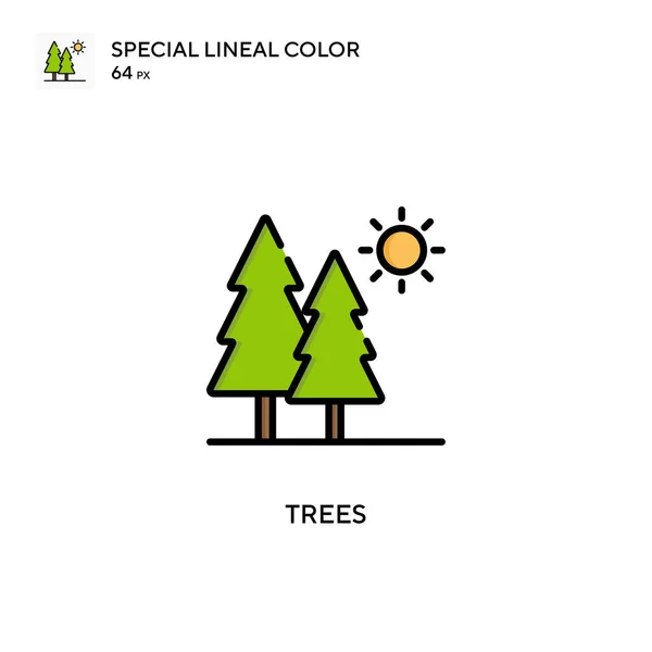 Apple Special Lineares Farbsymbol Illustration Symbol Design Vorlage Für Web — Stockvektor