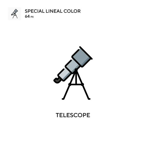 Väderkuk Speciell Linjal Färg Ikon Illustration Symbol Design Mall För — Stock vektor