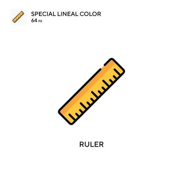 Popsicle Icono Especial Color Lineal Plantilla Diseño Símbolo Ilustración Para — Vector de stock