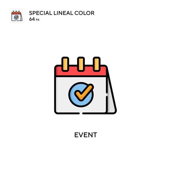 Ластик Специальный Цвет Значок Шаблон Оформления Символов Иллюстрации Веб Мобильного — стоковый вектор