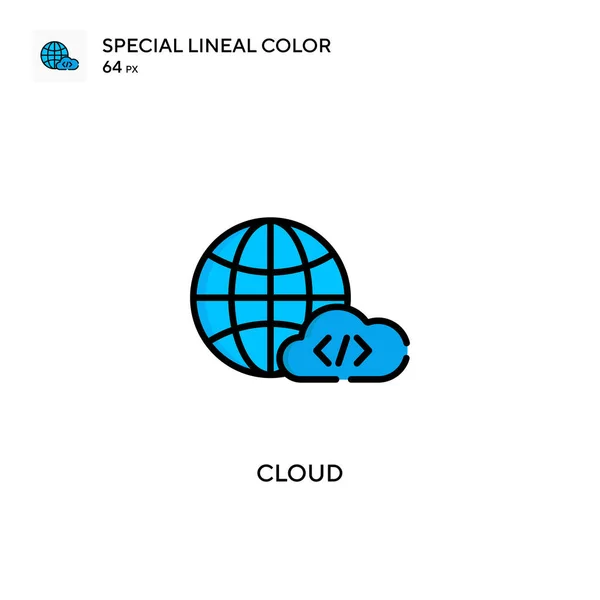 Crowdfunding Special Lineal Color Icon Illustration Symbol Design Template Web — Stock Vector