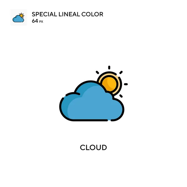 Servicio Cliente Icono Especial Color Lineal Plantilla Diseño Símbolo Ilustración — Vector de stock