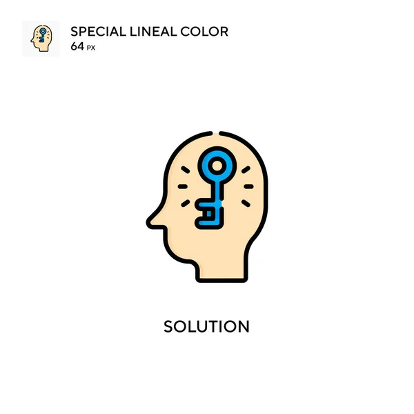 Raffinerie Spezielles Lineares Farbsymbol Illustration Symbol Design Vorlage Für Web — Stockvektor