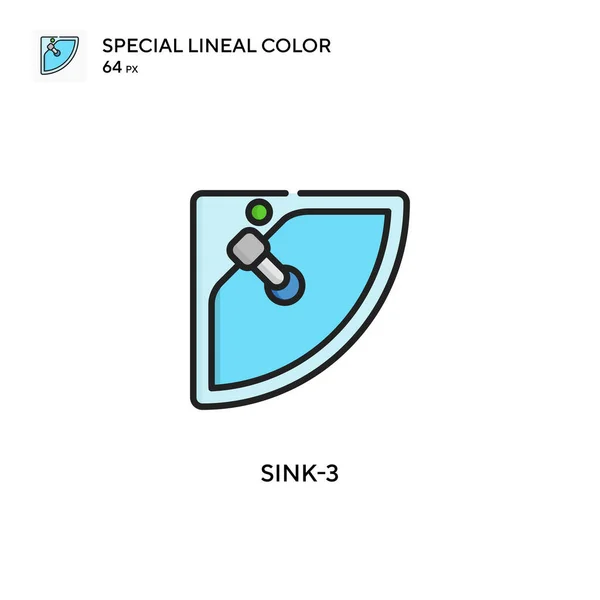 Malowanie Specjalna Ikona Koloru Linii Wzór Symbolu Ilustracji Dla Mobilnego — Wektor stockowy
