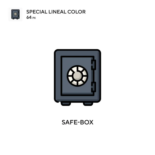 Безпечна Коробка Проста Векторна Піктограма Ідеальний Колір Сучасної Піктограми Редагованому — стоковий вектор