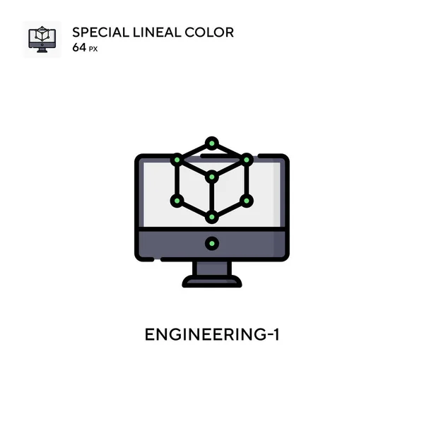 Engineering Simple Vector Icon Perfect Color Modern Pictogram Editable Stroke — Stock Vector