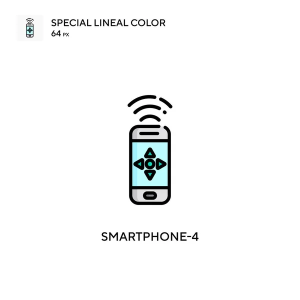 Smartphone Ícone Vetorial Simples Pictograma Moderno Cor Perfeita Curso Editável —  Vetores de Stock