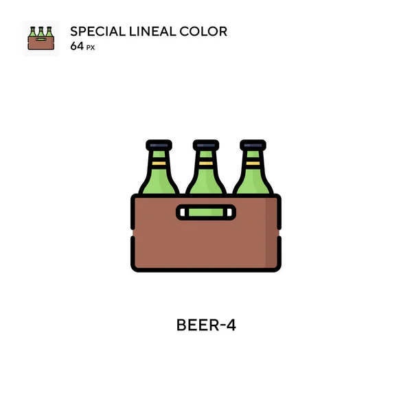 Beer Ícone Vetorial Simples Pictograma Moderno Cor Perfeita Curso Editável —  Vetores de Stock