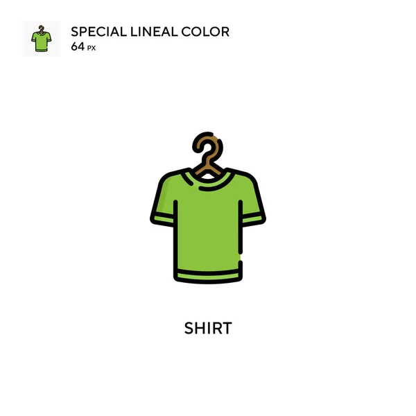 Camisa Icono Vector Simple Pictograma Moderno Color Perfecto Trazo Editable — Archivo Imágenes Vectoriales