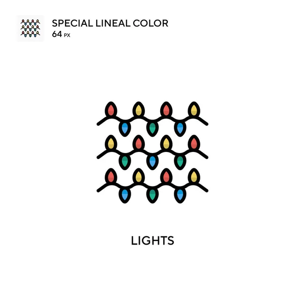 Licht Einfaches Vektorsymbol Perfekte Farbe Modernes Piktogramm Auf Editierbarem Strich — Stockvektor
