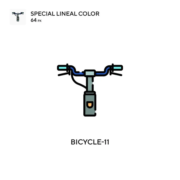 Bicicleta Ícone Vetorial Simples Pictograma Moderno Cor Perfeita Curso Editável —  Vetores de Stock