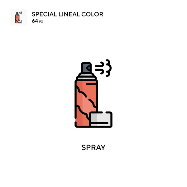 Spray Prosta Ikona Wektora Idealny Kolor Nowoczesny Piktogram Skoku Edytowalnym — Wektor stockowy