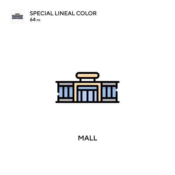 Mall Einfaches Vektor Symbol Perfekte Farbe Modernes Piktogramm Auf Editierbarem — Stockvektor