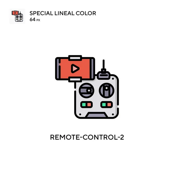 Remote Control Simple Vector Icon Perfect Color Modern Pictogram Editable — Stock Vector