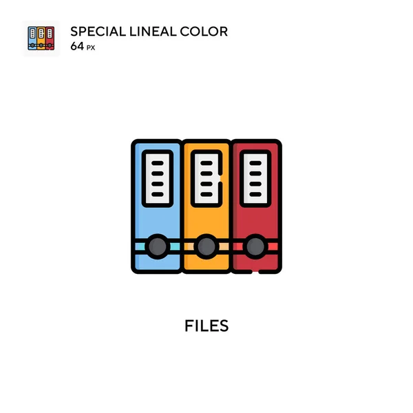 File Icona Vettoriale Semplice Pittogramma Moderno Colori Perfetto Sul Tratto — Vettoriale Stock