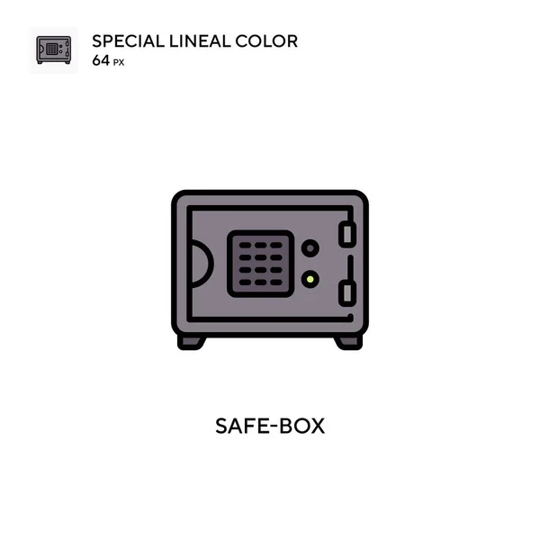 Safe Box Simply Vector Icon Идеальный Цвет Современной Пиктограммы Редактируемый — стоковый вектор