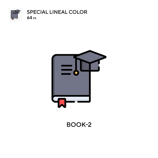 Book Simple Vector Icon Perfect Color Modern Pictogram Editable Stroke — Stock Vector