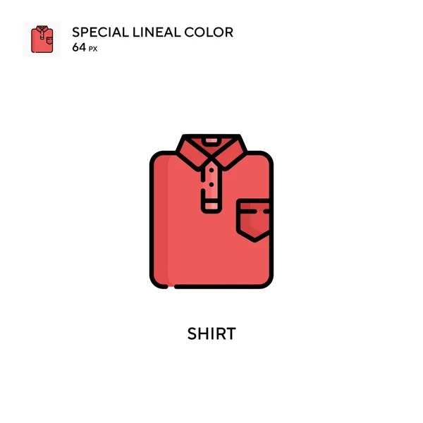 Camisa Icono Vector Simple Pictograma Moderno Color Perfecto Trazo Editable — Archivo Imágenes Vectoriales