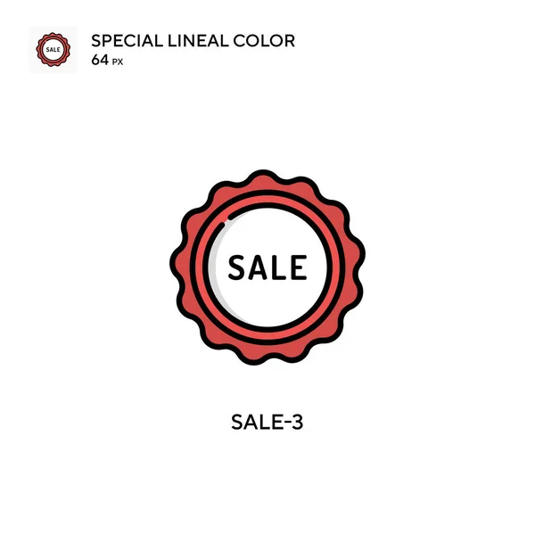 Sale Icono Vector Simple Pictograma Moderno Color Perfecto Trazo Editable — Archivo Imágenes Vectoriales