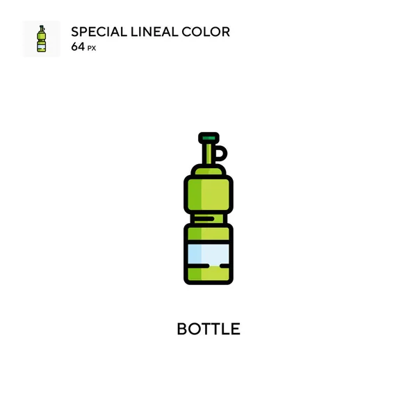Butelka Prosta Ikona Wektora Idealny Kolor Nowoczesny Piktogram Skoku Edytowalnym — Wektor stockowy