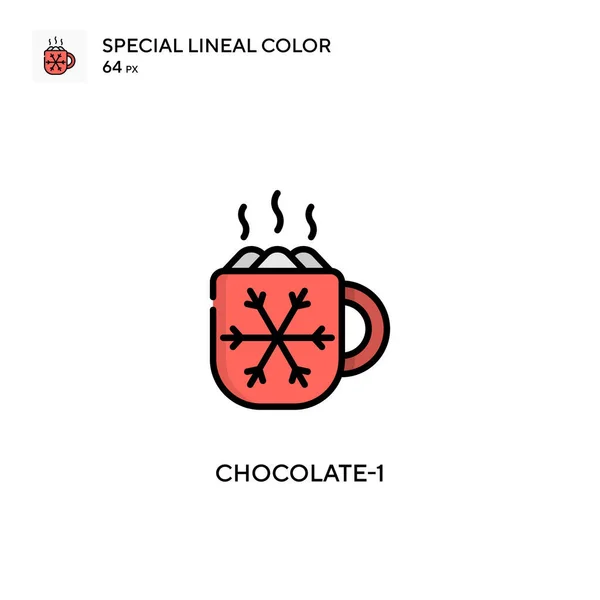 Chocolade Eenvoudig Vectoricoon Perfecte Kleur Modern Pictogram Bewerkbare Slag — Stockvector