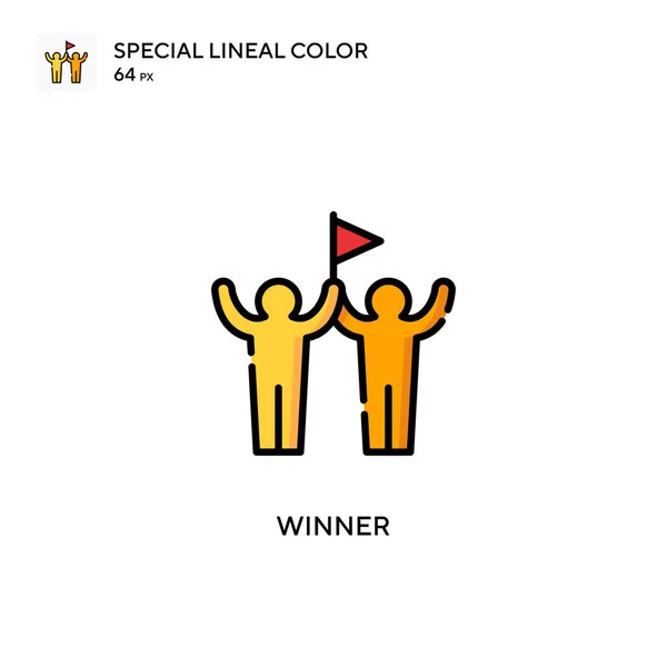 Νικητής Απλό Διάνυσμα Τέλειο Χρώμα Σύγχρονο Εικονόγραμμα Επεξεργάσιμο Εγκεφαλικό Επεισόδιο — Διανυσματικό Αρχείο