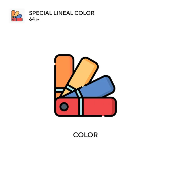Farbe Einfaches Vektorsymbol Perfekte Farbe Modernes Piktogramm Auf Editierbarem Strich — Stockvektor