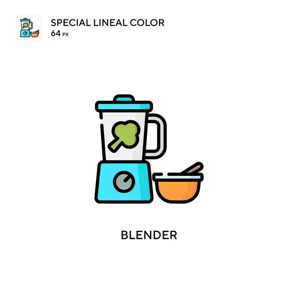 Blender Icône Vectorielle Simple Pictogramme Moderne Couleur Parfaite Sur Coup — Image vectorielle