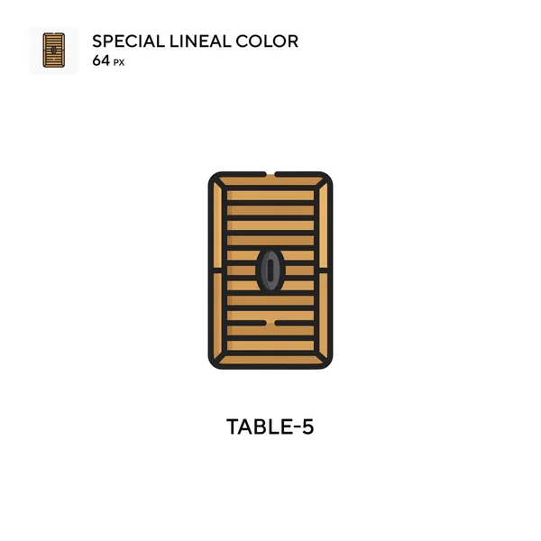 Table Simple Vector Icon Perfect Color Modern Pictogram Editable Stroke — Stock Vector