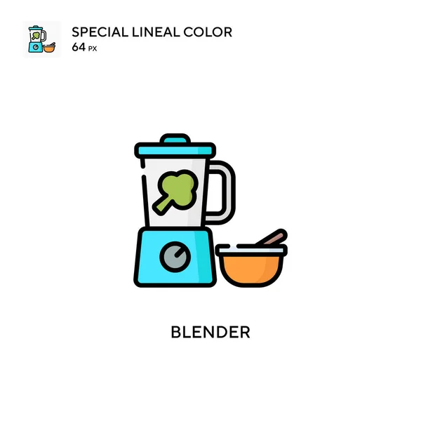 Blender Icono Vector Simple Pictograma Moderno Color Perfecto Trazo Editable Vectores de stock libres de derechos