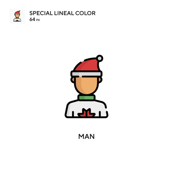Άνθρωπος Απλό Διανυσματικό Εικονίδιο Τέλειο Χρώμα Σύγχρονο Εικονόγραμμα Επεξεργάσιμο Εγκεφαλικό — Διανυσματικό Αρχείο