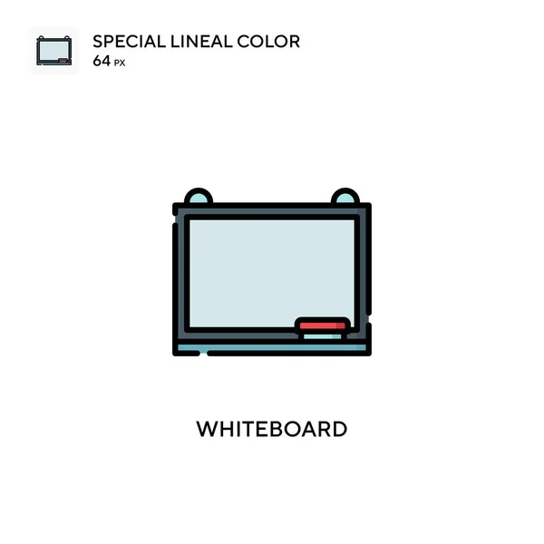 Whiteboard Simple Vector Icon Perfect Color Modern Pictogram Editable Stroke — Stock Vector