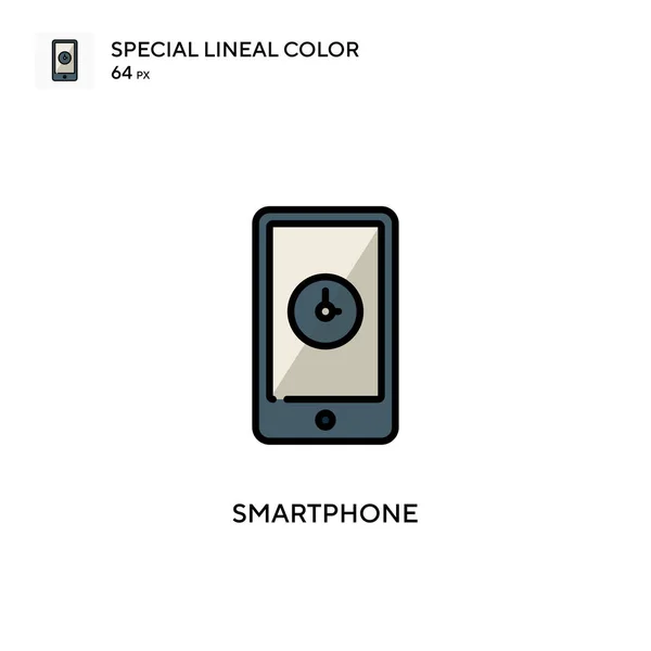 Smartphone Icono Vector Simple Pictograma Moderno Color Perfecto Trazo Editable — Vector de stock