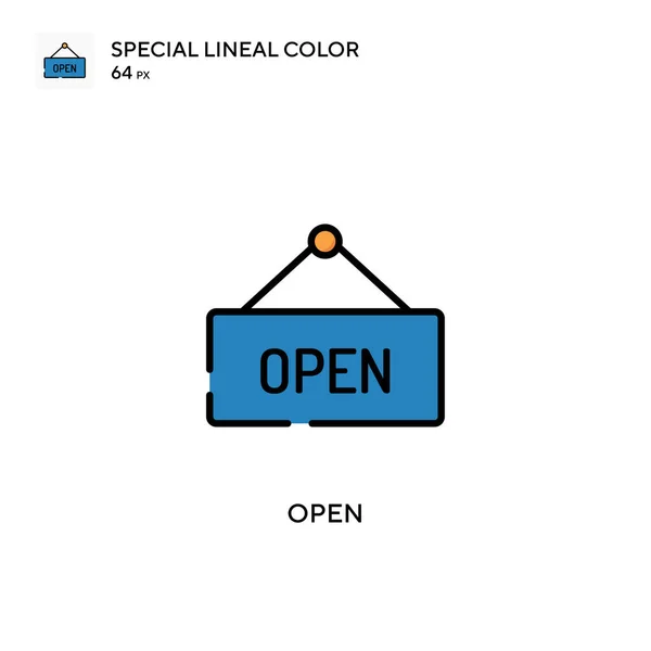 Open Eenvoudig Vectoricoon Perfecte Kleur Modern Pictogram Bewerkbare Slag — Stockvector