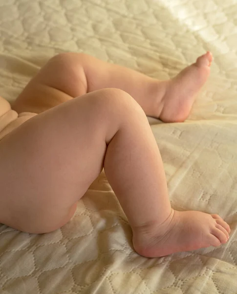 Zarte Füße Eines Babys Traum — Stockfoto