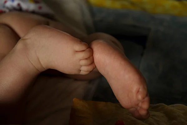 Little Kid Learns Crawl — Stock Photo, Image