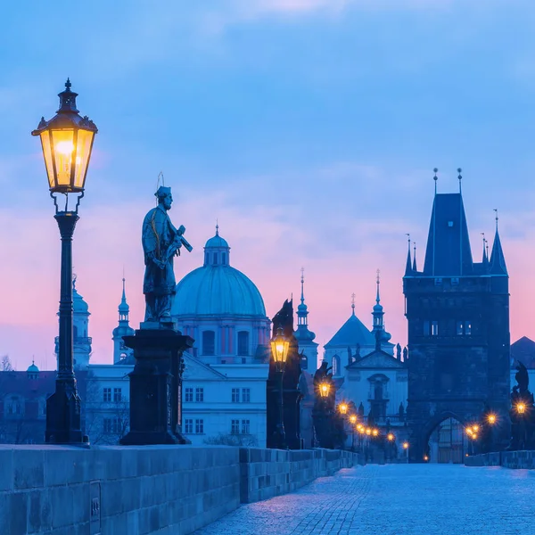 Ponte Carlo a Praga — Foto Stock