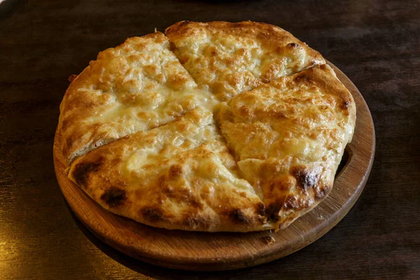 Πίτσα Τυρί Hot Τορτίγια Τυρί Khachapuri Καυκάσια Κουζίνα — Φωτογραφία Αρχείου