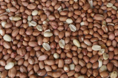 Vejetaryen yemeği. Yakın çekim için çiğ fıstık.