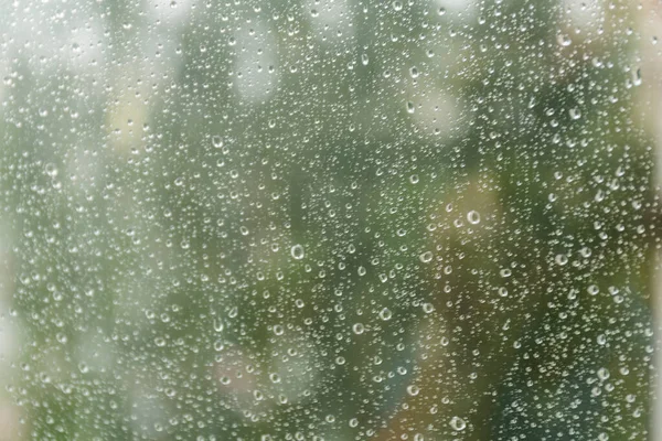 Pencerede Yağmur Damlaları Soyut Arkaplan — Stok fotoğraf
