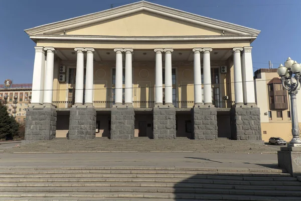Volgograd Rusland Architectonisch Ensemble Van Centrale Dijk Het Vroege Voorjaar — Stockfoto