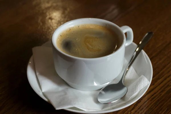 Xícara Café Americano Pausa Para Negócios — Fotografia de Stock