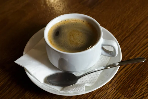 Xícara Café Americano Pausa Para Negócios — Fotografia de Stock