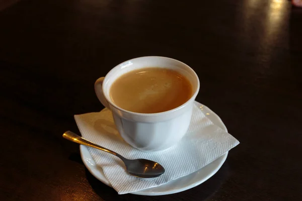 Egy Csésze Amerikai Kávé Üzleti Szünet — Stock Fotó