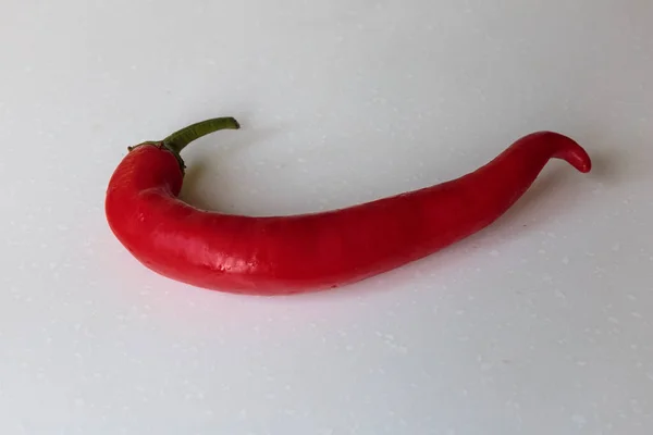 Hot Chili Pepper White Background — Stock Photo, Image