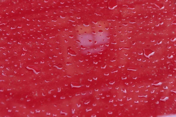 車のフードに雨の滴 要旨の背景 — ストック写真